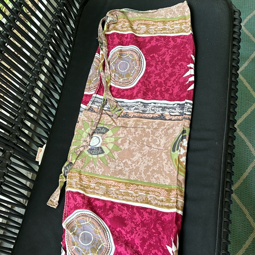 Maxi wrap skirt